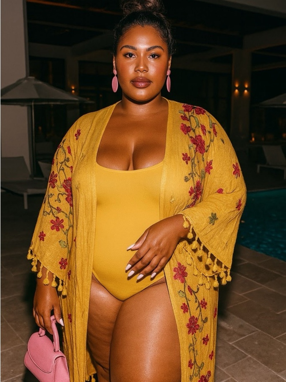 Plus size kimonos